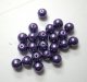 8mmパールビーズ(濃い紫）【10個】