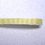 画像: 6mm仕上げサイド白のグログラン（黄色）
