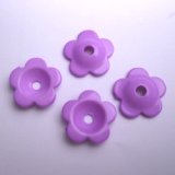 画像: １８mm花カップ（紫）【10個】