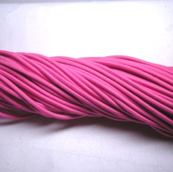 画像1: ウーリーゴム（太）　濃いピンク