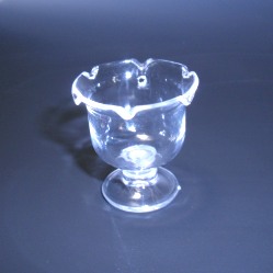 画像1: クリアパフェグラス（金魚鉢タイプ）