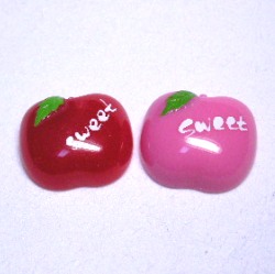 画像1: sweet柄のリンゴプラ【1個】